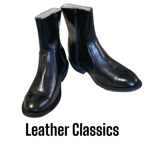 NWOB Leather Classics Men\'s Western Dress Boots main image 6